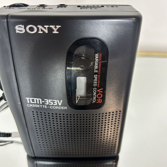 Sony TCM-353V Cassette Player With Recorder VOR Not Tested. - Picture 2 of 10